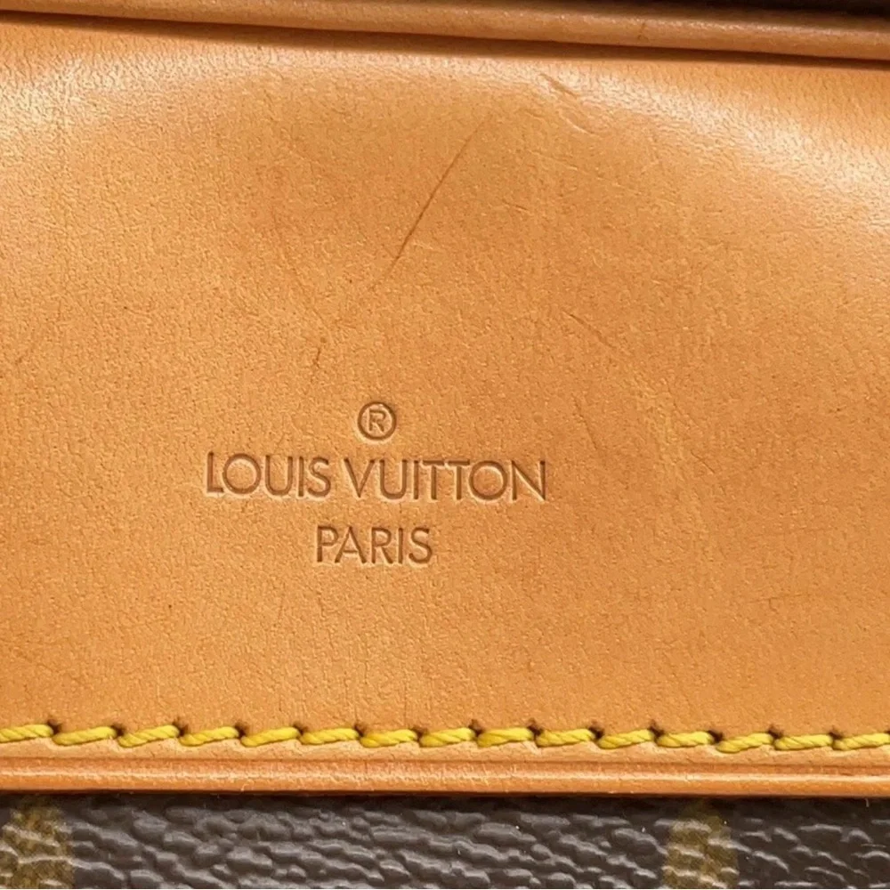 Auth Louis Vuitton Monogram Deauville Handbag W/DBag